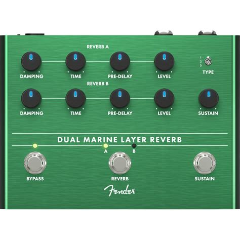 fender marine layer reverb pedal.